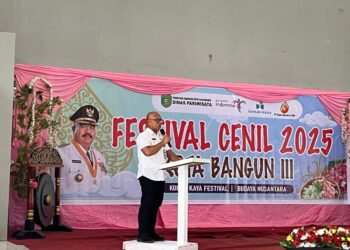 Wakili Bupati Kukar, Thaufiq Buka Festival Cenil di Kota Bangun III
