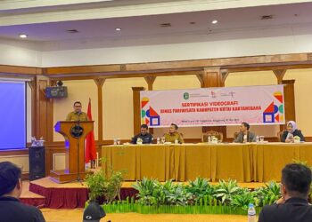 Dispar Kukar Dorong Profesionalisme Pelaku Videografi Lewat Sertifikasi Resmi