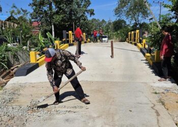 Jembatan Baru di Dusun Antai Mulai Dibangun, Warga Sambut dengan Syukur