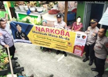 Sat Binmas Polresta Balikpapan Gelar Mitigasi Pencegahan Narkoba di Gunung Bugis