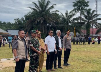 Kapolres PPU Sambut Mentan dan Wakapolda di Babulu