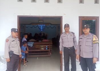 Hadir dalam Damai: Polisi Kawal Ibadah Minggu di Hinai