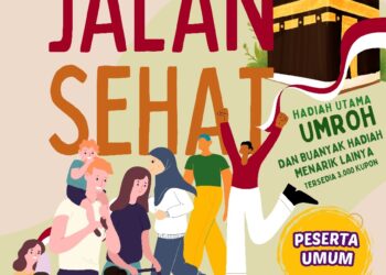 LP NU Samarinda Gelar Jalan Sehat Berhadiah Umroh