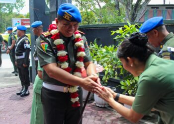 Subdenpom I/5-3 P.Brandan Terima Kunjungan Kerja Dandenpom I/5 Medan, Perkuat Koordinasi Penegakan Hukum di Wilayah Langkat