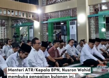Pengajian Bulanan Kementerian ATR/BPN, Menteri Nusron Wahid: Ini Kegiatan Sukarela Penuh Makna