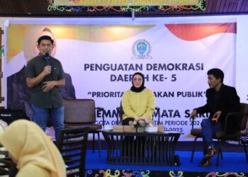 Shemmy Permata Sari Gandeng Ketua DPRD Bontang Sosialisasikan Demokrasi Daerah