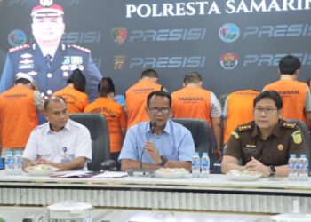 Polresta Samarinda Musnahkan Barang Bukti 5,9 Kg Sabu dan Ekstasi