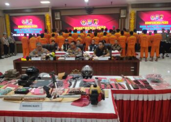 Polda Kaltim Ungkap 91 Kasus Premanisme Selama Operasi Pekat Mahakam 2025