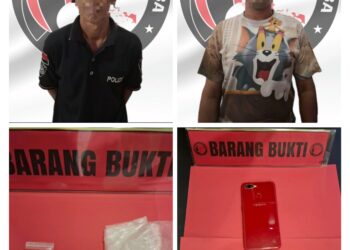 Satresnarkoba Polres PPU Amankan Dua Pengedar Sabu di Kelurahan Petung