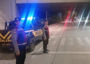 Sat Samapta Polres Langkat Gelar Patroli Malam, Wujudkan Situasi Kamtibmas yang Kondusif
