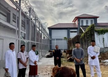 Lapas Balikpapan Sembelih 5 Sapi Kurban di Hari Pertama Idul Adha