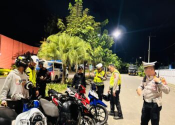 8 Motor Diamankan dalam Razia Malam Minggu di Balikpapan