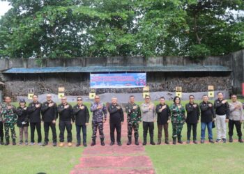 Jalin Kekompakan, Forkopimda Balikpapan dan PT KPB Gelar Latihan Menembak