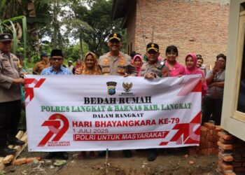 Polres Langkat Gelar Panen Raya Jagung Dukung Ketahanan Pangan Nasional, Sambut Hari Bhayangkara ke-79