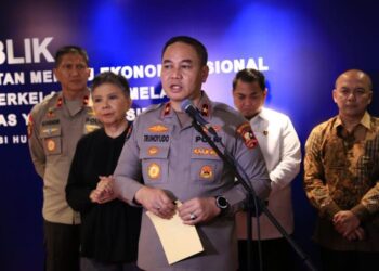 CFD di Bundaran HI Meriah, Polri Gelar Layanan Kesehatan hingga Bagi Makanan Gratis