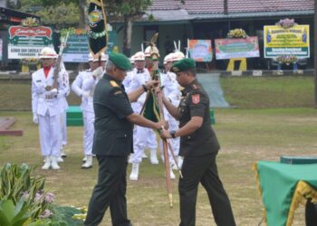 Wujud Sinergitas, Danyon A Brimob Kaltim Hadiri Sertijab Danyon Zipur 17/AD Kodam VI/Mlw