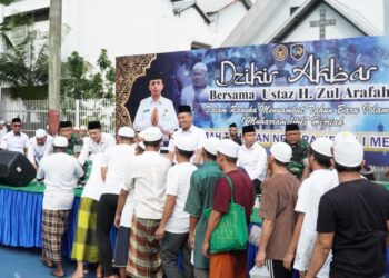Dzikir Akbar Bersama Warga Binaan Rutan Kelas I Medan