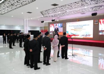 Lantik 79 Pejabat Struktural, Menteri ATR/BPN Nusron Wahid Tegaskan Semangat Nationwide dan Meritokrasi