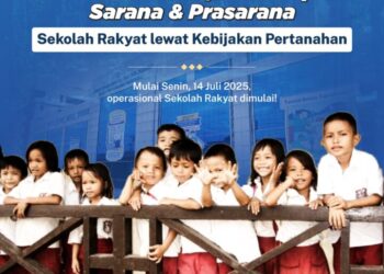 Kementerian ATR/BPN Dukung Pemerataan Akses Pendidikan melalui Sekolah Rakyat
