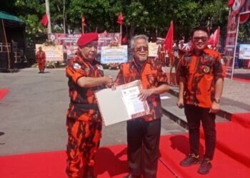 Jerico Noldi Resmi Pimpin Koti Mahatidana Pemuda Pancasila Balikpapan 2025–2029