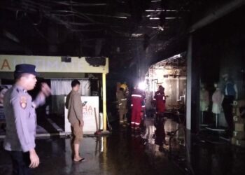 Kebakaran di Big Mall Samarinda, Polisi Sigap Amankan Lokasi Tidak Ada Korban Jiwa