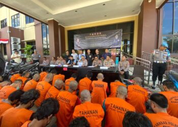 Polresta Samarinda Gencarkan Perang Terhadap Curanmor, 17 Tersangka Diamankan Sepanjang Juli