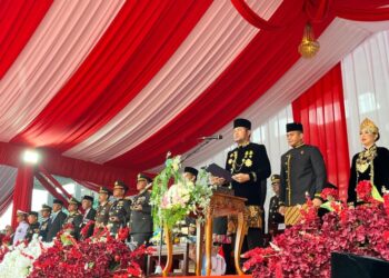 HUT ke-80 RI, Gubernur Kaltim Gaungkan Semangat Bersatu dan Berdaulat