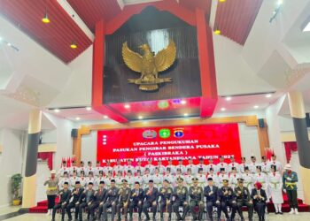 Pemkab Kukar Kukuhkan 43 Paskibraka, Siap Kibarkan Merah Putih di HUT ke-80 RI