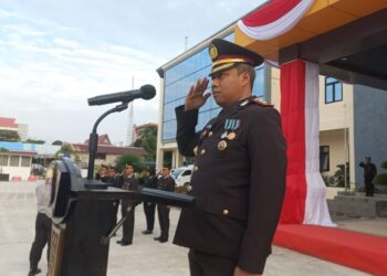 Polresta Balikpapan Gelar Upacara HUT ke-80 Kemerdekaan RI