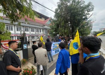 PMII Demo DPRD Samarinda, Desak Pemindahan TBBM dan Evaluasi Bigmall