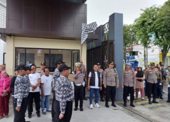 Satlantas Polresta Balikpapan Gelar Lomba Gerak Jalan Pelajar di HUT Lalu Lintas Bhayangkara ke-70