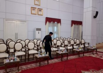 Pengamanan dan Sterilisasi Pelantikan Bupati Mahakam Ulu, Brimob Kaltim Pastikan Prosesi Berjalan Kondusif