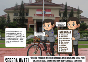 Polda Kaltim Gagas Program “SEPEDA ONTEL” untuk Perkuat Tata Kelola Administrasi Elektronik