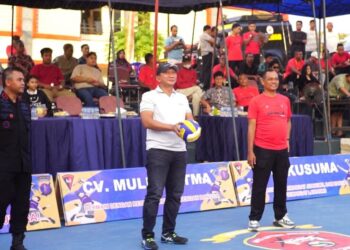 Brimob Kaltim Gelar Turnamen Bola Voli Piala Dansat Brimob se-Balikpapan, Meriahkan HUT Brimob ke-80