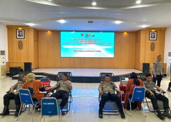 Satbrimob Polda Kaltim Gelar Donor Darah Peringati HUT ke-80 Korps Brimob Polri