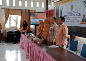 DPMDes Kutim Gelar Sosialisasi Kewenangan Desa di Kecamatan Kaliorang