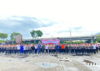 Apel Tanggap Bencana, Polresta Samarinda Tegaskan Pentingnya Kolaborasi Lintas Sektor