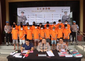 Polresta Samarinda Gelar Konferensi Pers Operasi Jaran Mahakam 2025, Ungkap Puluhan Kasus Curanmor