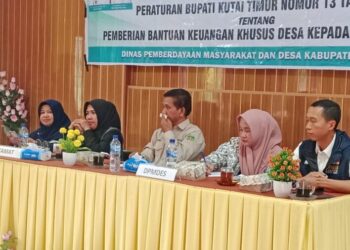 DPMDes Kutai Timur Gelar Sosialisasi Peraturan Bupati Kutim Nomor 13 Tahun 2025