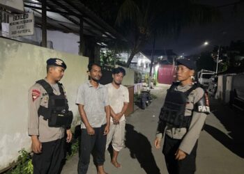 Waspada Curanmor! Tim Patroli Batalyon B Brimob Kaltim Sambangi Warga Samarinda Kota