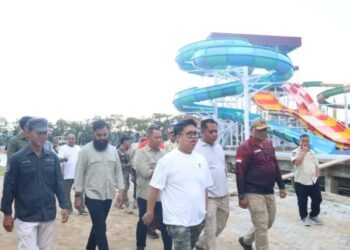 DPRD Kukar Sambut Progres Positif Pembangunan Waterboom Pulau Kumala
