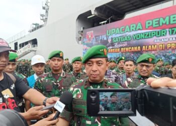 Satgas Yonzipur 17 Bertolak dari Balikpapan, Pangdam: Ini Tugas Mulia