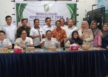 DPMDes Kutim Gelar Sosialisasi Kewenangan Desa di Kaubun untuk Penguatan Kapasitas Aparatur