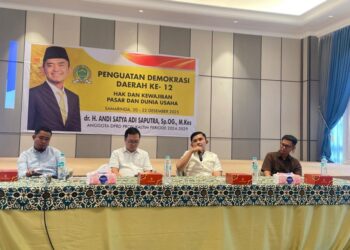 Wakil Ketua Komisi IV DPRD Kaltim Tekankan Demokrasi Hidup di Pasar dan Dunia Usaha
