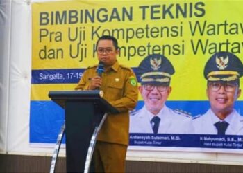 Wabup Kutim Resmi Buka UKW 2025, Tekankan Pentingnya Profesionalisme Wartawan di Era Digital