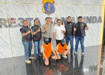 Tabrak Lari Berujung Penangkapan Pelaku Peredaran Sabu 104 Gram di Samarinda