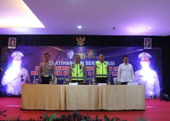 Ditgakkum Korlantas Polri Gelar Sertifikasi Uji Kompetensi Petugas Dakgar Lantas Rayon Kalimantan–Sulawesi di Balikpapan