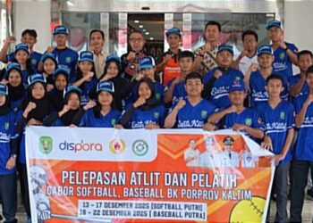 Bupati Lepas 44 Atlet Softball dan Baseball Kutim ke Kualifikasi Porprov Kaltim