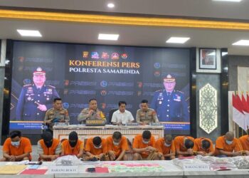 Polresta Samarinda Bongkar 31 Perkara Narkoba Jelang Akhir Tahun, 44 Orang Diamankan