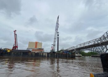 Pembangunan Fender Jembatan Mahakam I Dimulai, Diproyeksi Rampung April 2026!